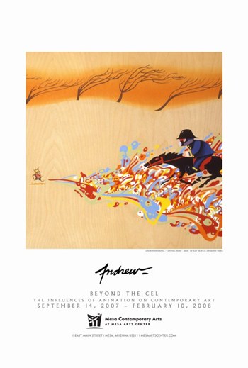 Andrew Brandou Movie Poster Print showcasing vibrant artwork.