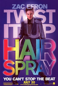 Hairspray Movie Poster Print showcasing vibrant colors and iconic imagery from the musical film.