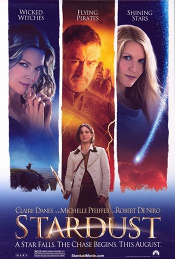 Stardust Movie Poster Print showcasing enchanting fantasy art.