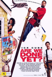 Are We Done Yet? Movie Poster featuring vibrant colors and comedy theme.