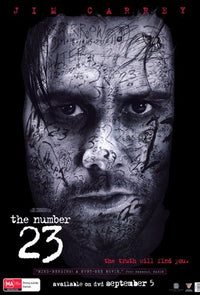 The Number 23 Movie Poster Print featuring mysterious design