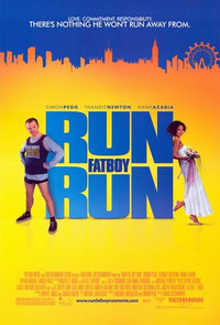Run Fat Boy Run Movie Poster Print featuring iconic film imagery.