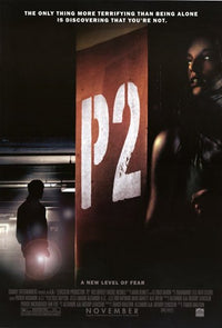 P2 movie poster print featuring suspenseful imagery.