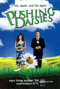 Pushing Daisies Movie Poster Print featuring vibrant colors and whimsical design.
