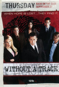 Without a Trace Movie Poster featuring captivating TV show art.