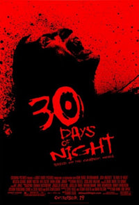 30 Days of Night Movie Poster Print featuring chilling horror imagery.