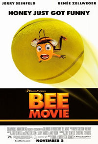 Bee Movie Poster Print showcasing vibrant colors and fun imagery.