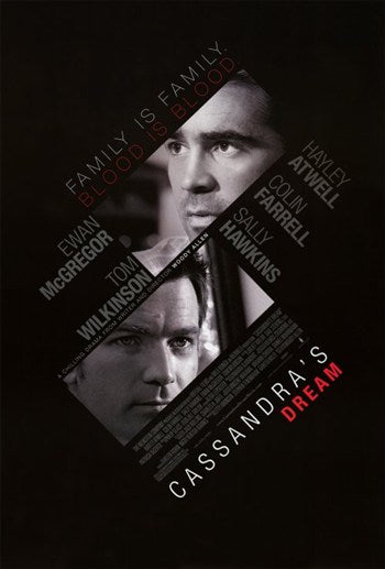 Cassandra's Dream Movie Poster Print showcasing vibrant colors and cinematic themes.