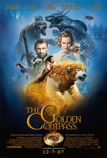 The Golden Compass Movie Poster Print featuring Lyra Belacqua