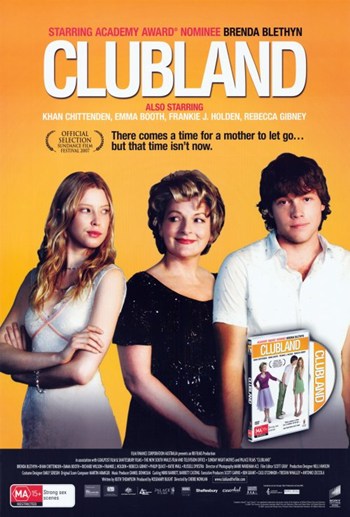 Clubland Movie Poster Print featuring vibrant nightlife imagery.