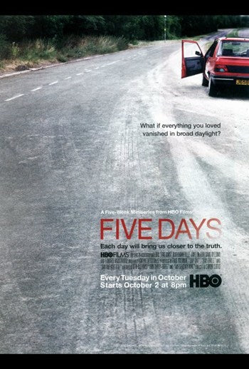 Five Days Movie Poster Print showcasing vibrant colors and cinematic theme.