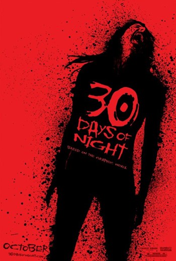 30 Days of Night Movie Poster Print showcasing horror theme