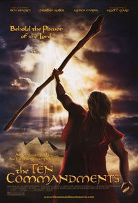 The Ten Commandments Movie Poster Print showcasing classic film imagery.