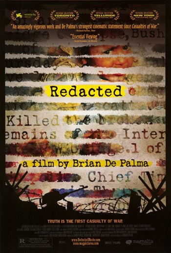 Redacted Movie Poster Print - Available in multiple sizes