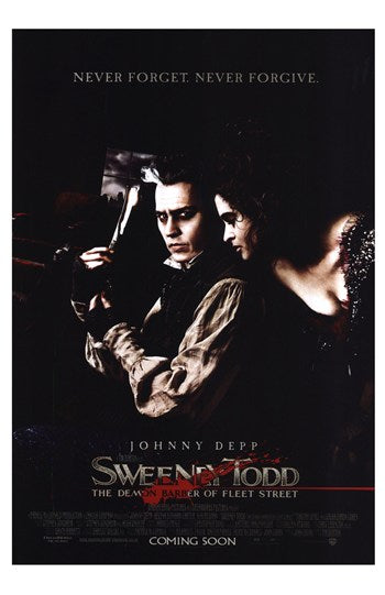 Sweeney Todd The Demon Barber of Fleet Street Movie Poster