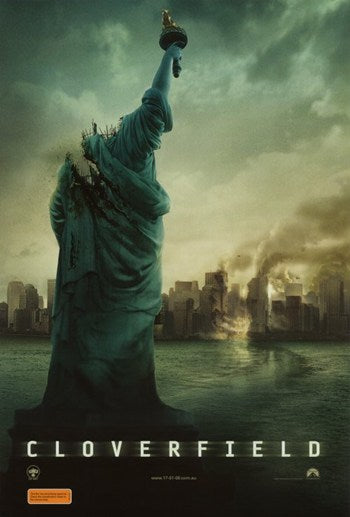 Cloverfield Movie Poster Print showcasing thrilling cinematic art.