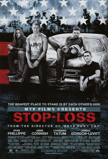Stop-Loss Movie Poster Print featuring intense war themes