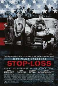 Stop-Loss Movie Poster Print featuring intense war themes