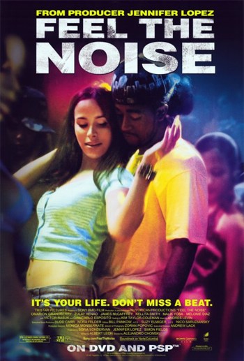 Feel The Noise Movie Poster print featuring vibrant music-themed design