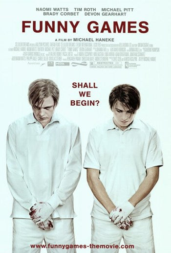 Funny Games Movie Poster Print - Psychological Thriller Artwork