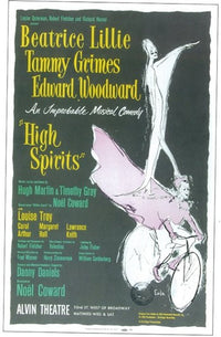 High Spirits Movie Poster from Broadway, vibrant and enchanting.