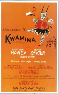 Kwamina Movie Poster showcasing Broadway production art.