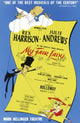My Fair Lady Broadway Movie Poster Print, vibrant and classic design for home decor