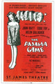 The Pajama Game Movie Poster featuring vibrant Broadway artwork.