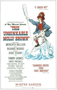 The Unsinkable Molly Brown Movie Poster featuring the iconic Broadway film.