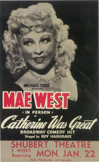 Catherine Was Great Broadway Movie Poster