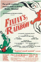 Finian's Rainbow Broadway Movie Poster featuring vibrant colors.
