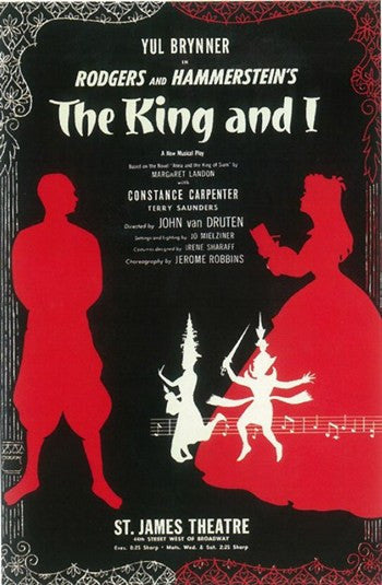The King And I Broadway Movie Poster - 11x17 Print