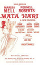 Mata Hari Broadway Movie Poster - Stunning theatrical art print.