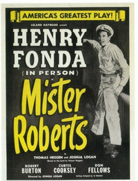 Mister Roberts Broadway movie poster, a classic theatrical design.