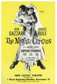 The Night Circus Movie Poster Print featuring a magical circus scene.