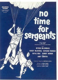 No Time For Sergeants Movie Poster featuring classic Broadway design.
