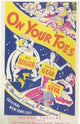 On Your Toes Broadway movie poster print featuring vibrant colors and dynamic imagery.