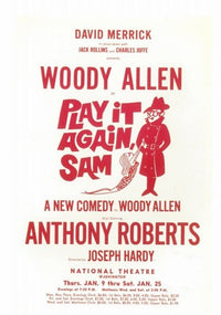 Play It Again Sam Broadway Movie Poster - Vibrant and Classic Design