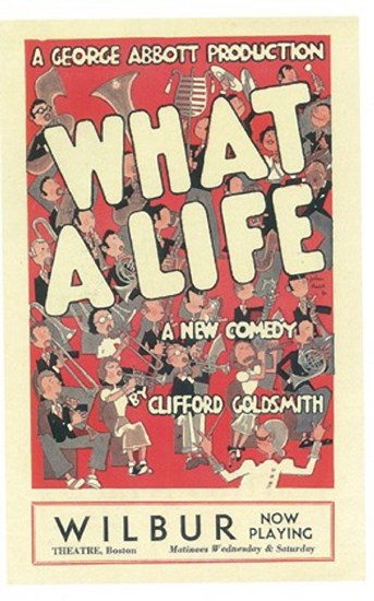 What A Life Broadway Movie Poster - vibrant theater artwork