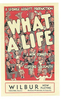 What A Life Broadway Movie Poster - vibrant theater artwork
