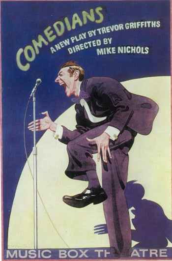 Comedians Broadway Movie Poster Print showcasing vibrant artwork.