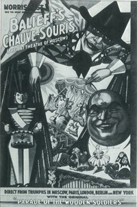 Balief's Chauvre-Souris Broadway Movie Poster featuring vibrant colors and dramatic imagery.