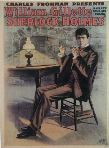 Sherlock Holmes Broadway Movie Poster Art Print