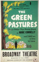 Green Pastures Movie Poster featuring Broadway artwork.
