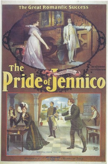 The Pride Of Jennico Movie Poster showcasing vibrant artwork.