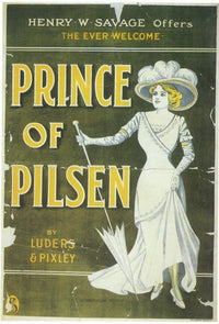 The Prince of Pilsen Movie Poster featuring vibrant Broadway visuals.
