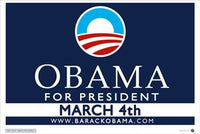 Barack Obama Campaign Poster 11x17, vibrant political art.