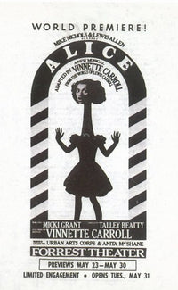 Alice Broadway Movie Poster Print showcasing vibrant colors and enchanting design.