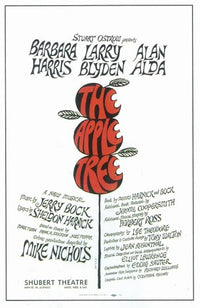The Apple Tree movie poster showcasing vibrant Broadway charm.