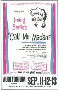 Call Me Madam Broadway Movie Poster Print